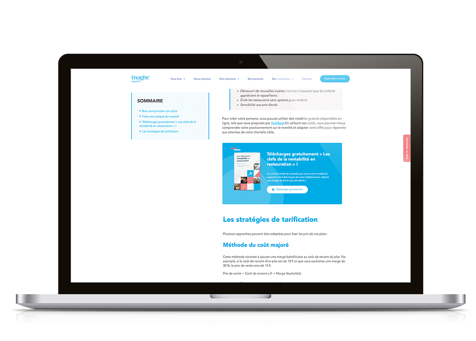 Mise en place du processus de conversion