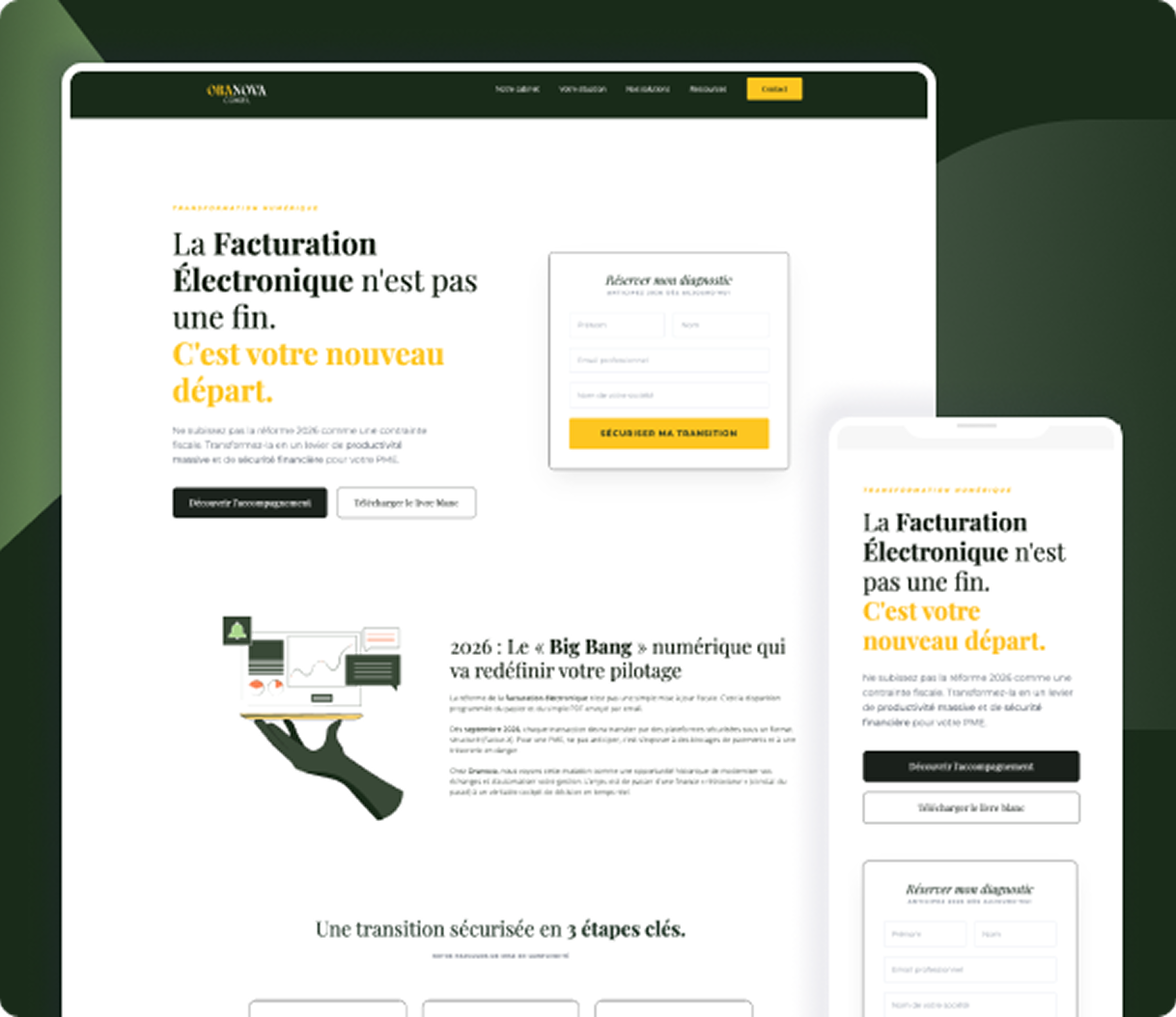Co-conception de l’offre de facturation electronique du cabinet Oranova